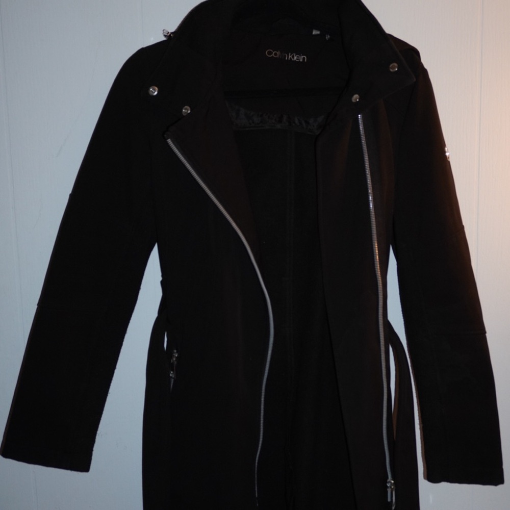 Calvin Klein Women's Black Trench Coat